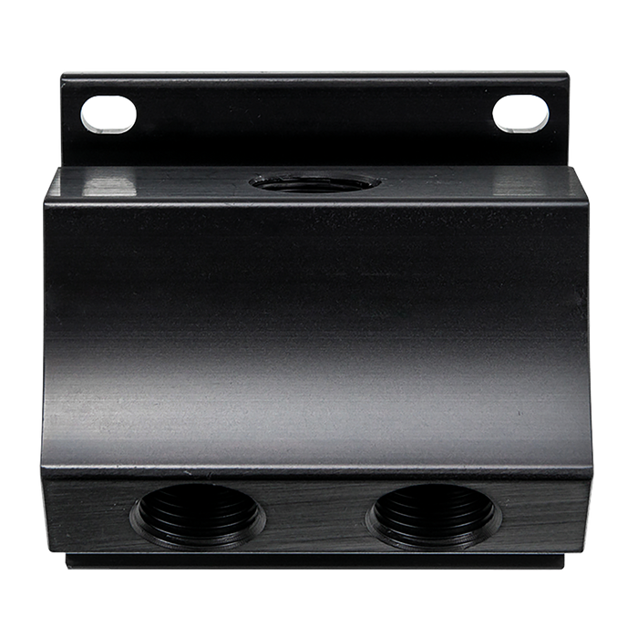 Aluminium Manifold 4 Port G1/2"