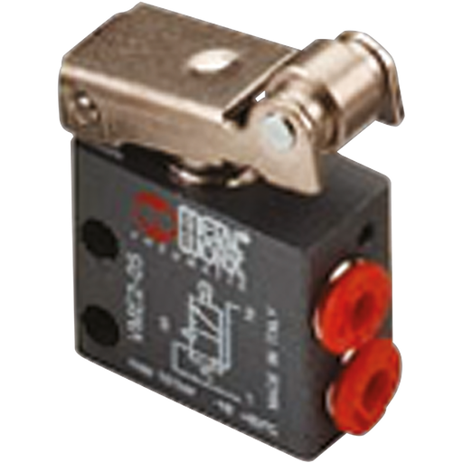 Vme Roller Valve 4Mm Push N/O Bottom