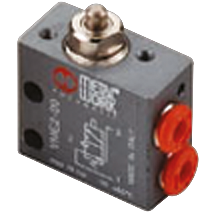 Vme Plunger Valve 4Mm Push N/C Bottom