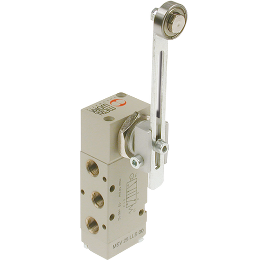 Roller Valve 5/2 1/8 Ports Spring Return