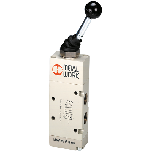 "Top Lever Valve 5/2"" Bi-Stable G1/8"""