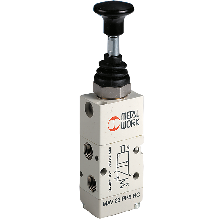 Push/Pull Valve 3/2 Bi-Stable G1/8