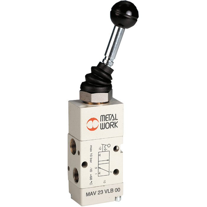 "Top Lever Valve 3/2"" Bi-Stable G1/8"""