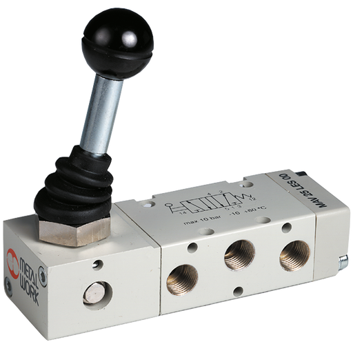 Lever Valve 5/2 Bi-Stable G1/4