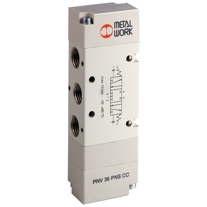 Pilot/Spring Valve 5/3 G1/4 Cc