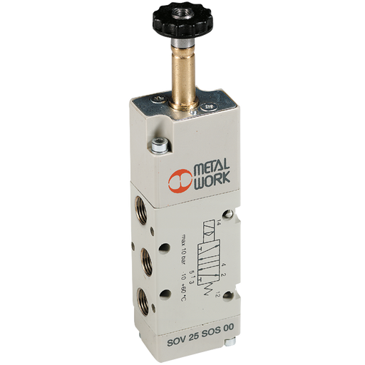 5/2 G1/8 Solenoid/Spring Valve