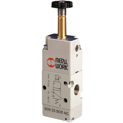 3/2 G1/4 No Solenoid/Spring Valve