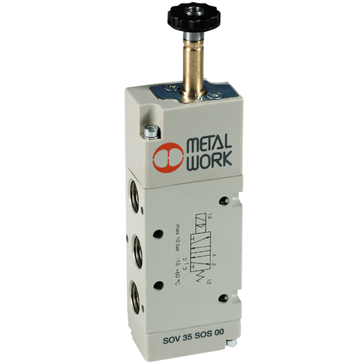 5/2 G1/4 Solenoid/Spring Valve