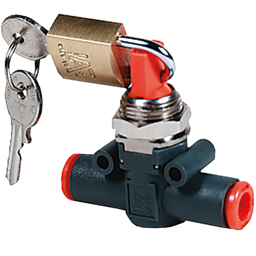 Inline Shut/Off Valve Lock V2Vl 6Mm Tube