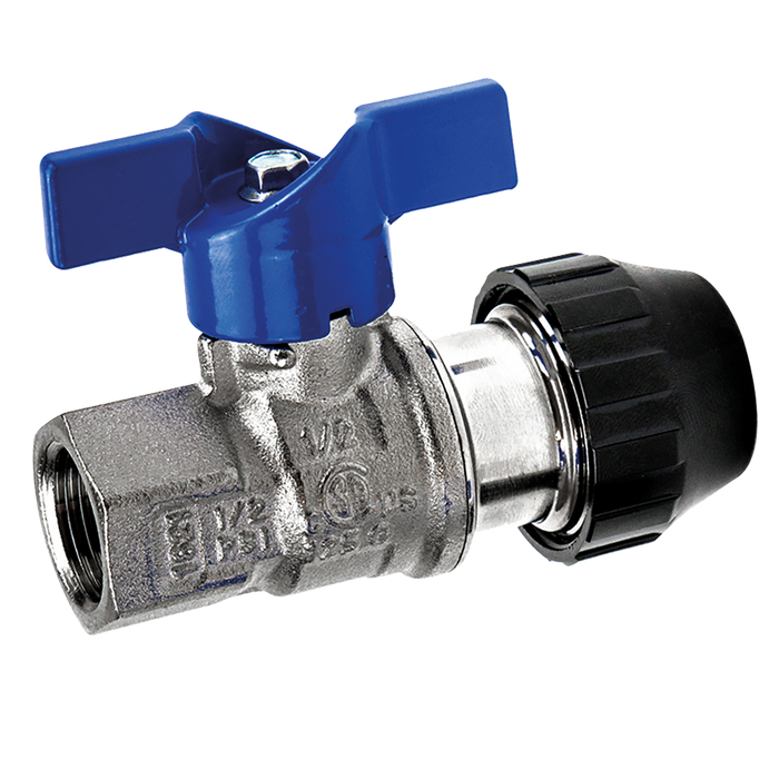 3/4 Bspf X 25M Nb 3/4" Bspp Brass Ball Valve