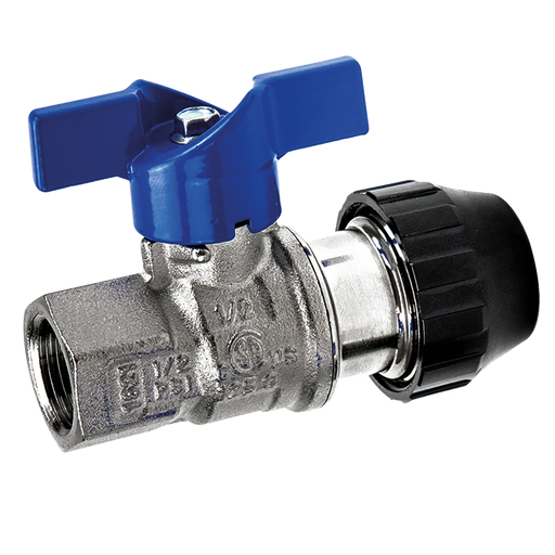 1/2 Bspf X 20M Nb 1/2" Bspp Brass Ball Valve