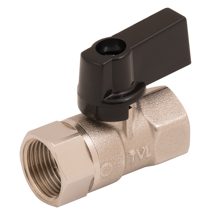 1/4"Bspf 1/4" Bspp Brass Ball Valve Ptfe Seal