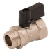 1/2"Bspm X 1/2"Bspf Brass Ball Valve Ptfe Seal