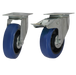 Blue Rubber Tyre 100Mm 160Kg