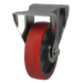 Red Poly Tyre 100Mm Fixed 150Kg