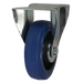 Blue Rubber Tyre 100Mm 160Kg Fixed