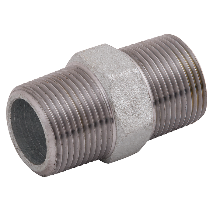 1/2 Npt Male Hex Nipple 3K Ansi B16.11