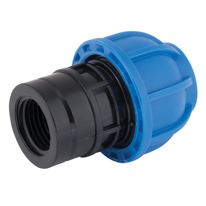 63Mm X 2" Fem Plastic Straightaight Con