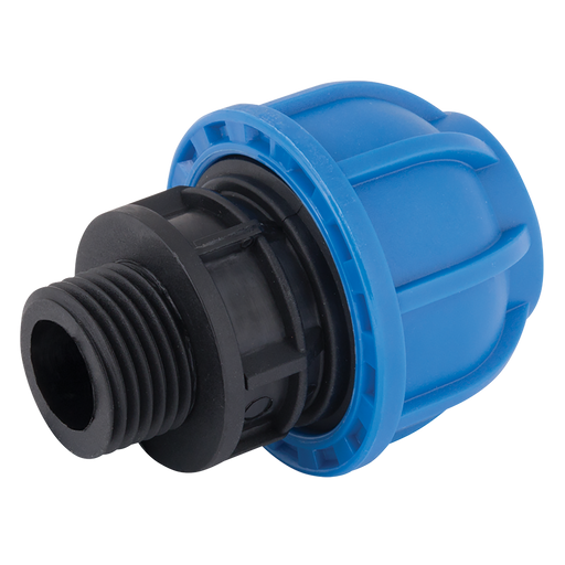 25Mm X 1/2" Male Plastic Straightaight Con