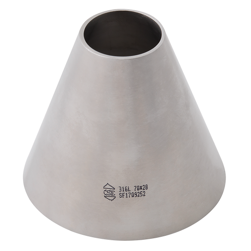 1" - 1/2" Cone Conc Pol 316L