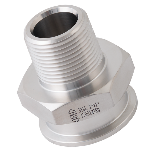 1" Clamp 1" Male Npt