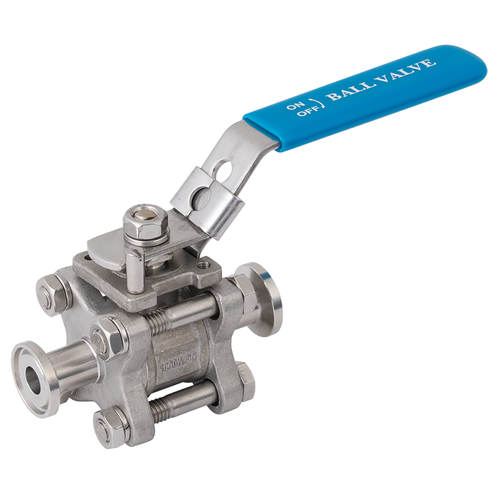 2" Clam Size 316 Ss Ball Valve 2 Way Dn 50