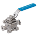 2" Clam Size 316 Ss Ball Valve 2 Way Dn 50