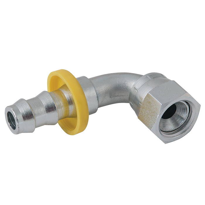7/16" Jic Female Hydraulic Push-Lok 82 Series Fitting 90¬∞ Elbow