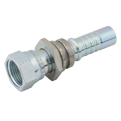 1.1/2" Jic Female Spiral 4-6W Skive Fitting 37¬∞ Jic