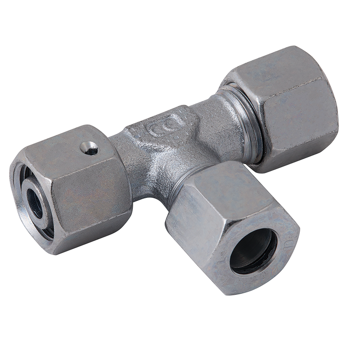 06Mm Od X M12X1.5 Swivel Run Tee (L)
