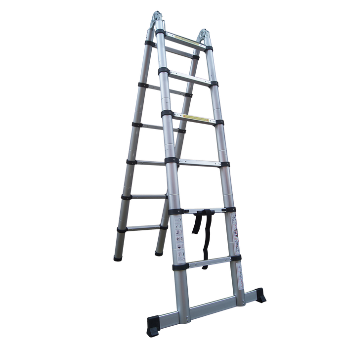 MF TLC214 6 Tele Safe Close Foldable Ladder 3.8M FluidAirFittings