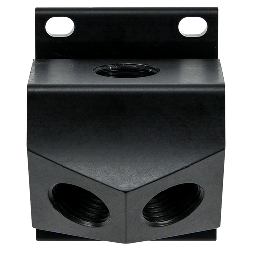 Al Port Block Fem1/2 Inlet 2X1/2 Outlets