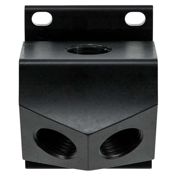Al Port Block Fem1/2 Inlet 2X1/2 Outlets