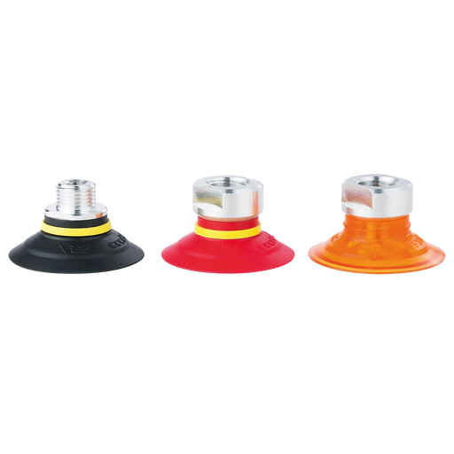Flat Style Cup W/Cleats 30Mm White Sil
