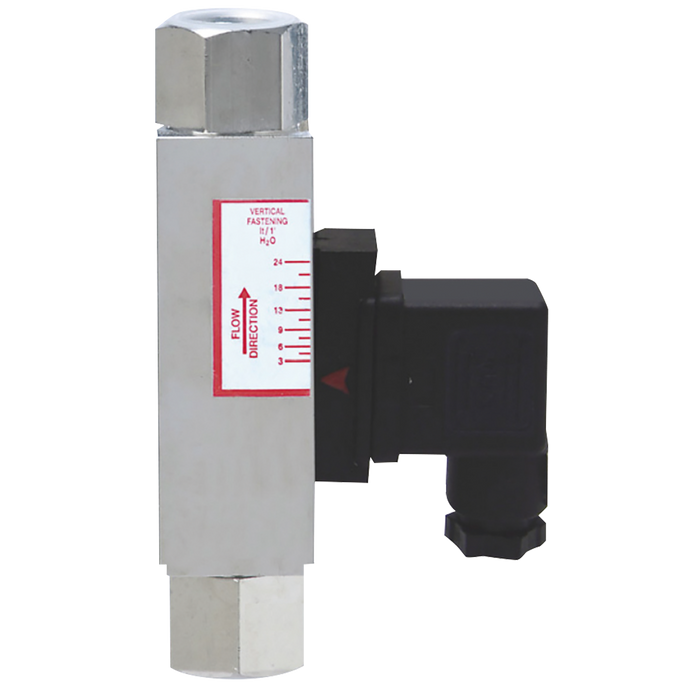 Elettrotec G1/2" Adjust. Electric Flow Switch 3-24 IFE4R24 | FluidAirFittings