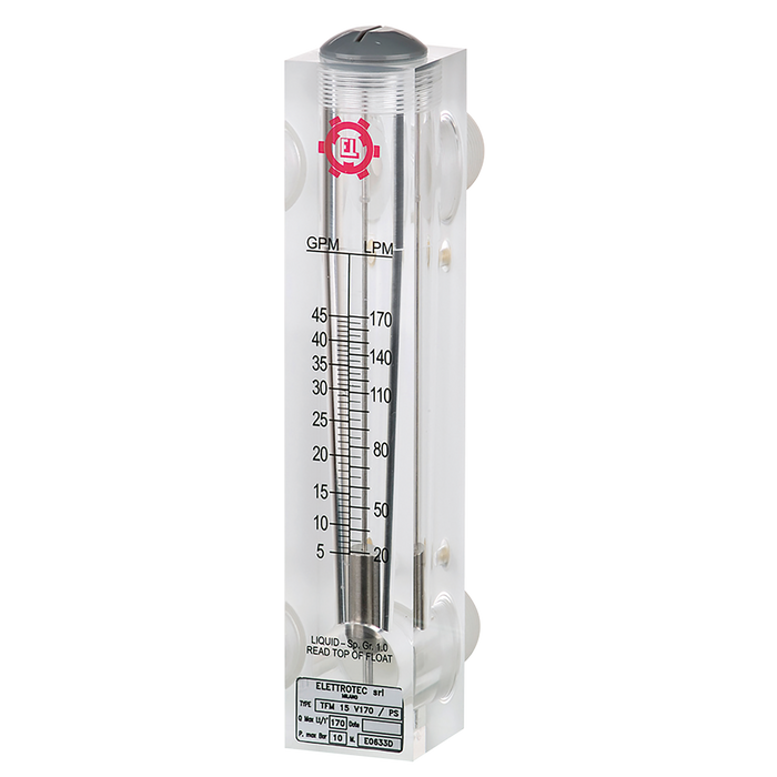 G1/2" Vari Area F/M Panel 16-160 Lt./H