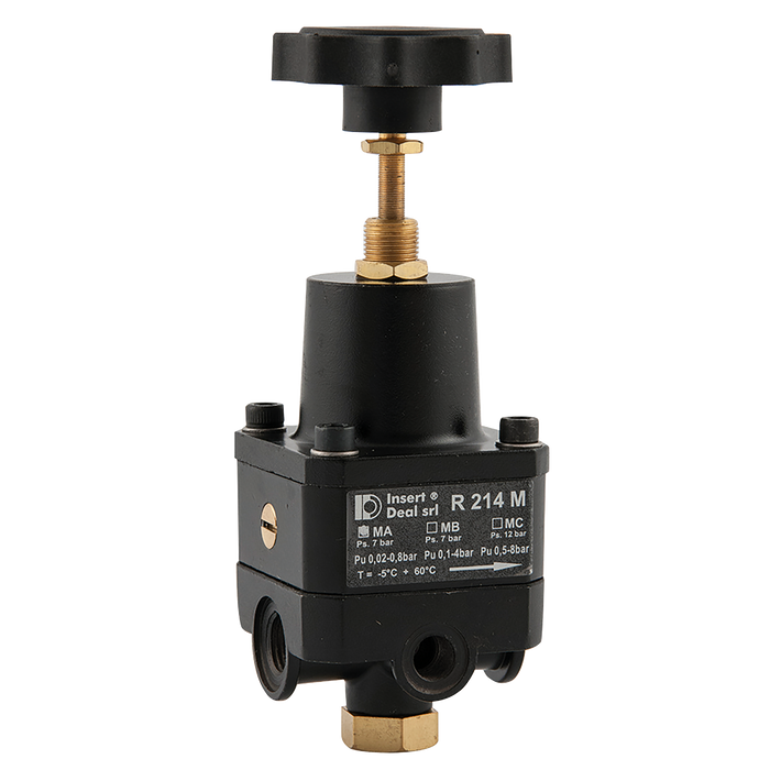 "Alum Precision Regulator G1/4"" 0.5-8Bar"