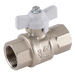 3/4" Bspp Brass Ball Valve Oxygen Ptfe Seal