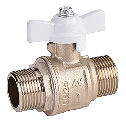 3/8" Bsp Male Wing B/V Use With Oxygen