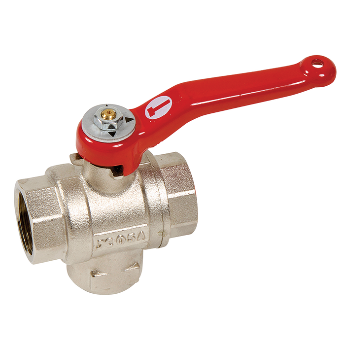 2" Bsp Fem 3 Way L Port Bot Ent B/V