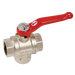 11/2"Bsp Fem 3 Way L Port Bot Ent B/V