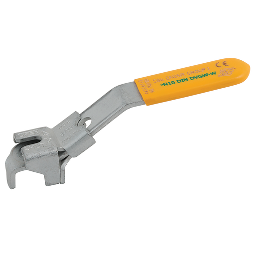 3/4"-1" Ball Valves Lockable Handle Yellow