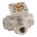 1-1/2"Bspf Bspp Brass Ball Valve Ni Plated Body