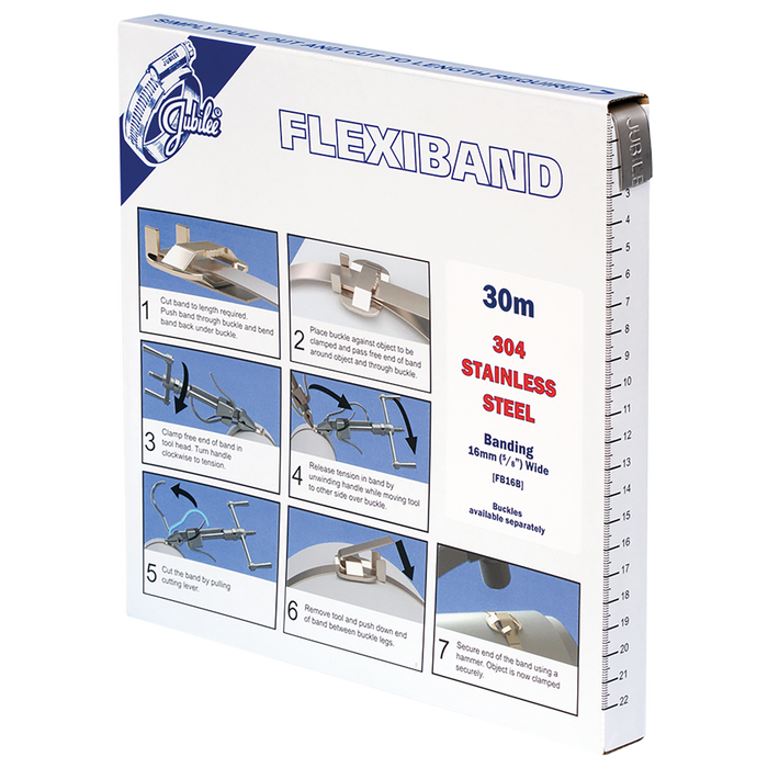 30 X 16Mm Flexiband 304Ss Banding