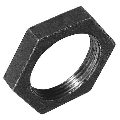 3/4" Bspp Female Backnut Black