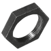 2.1/2" Bspp Female Backnut Black
