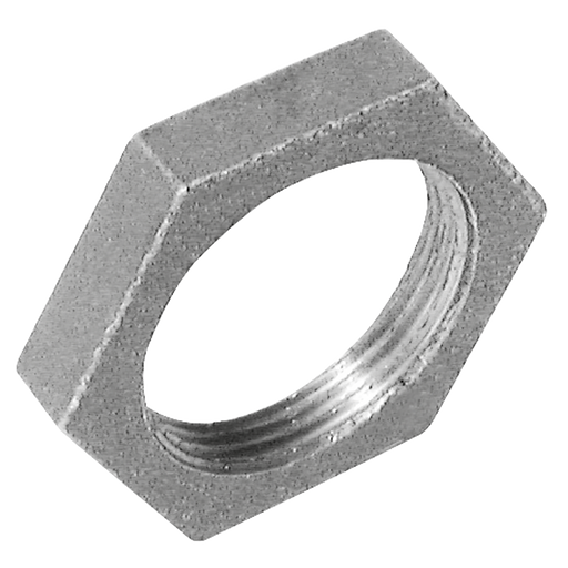 1" Bspp Female Backnut Galvanised