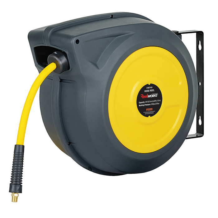 1/2" Hose Id 15M Air Hi-Vis Hose Reel