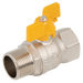 3/4"Bsp Brass Ball Valve Gas App Butterfly Handle