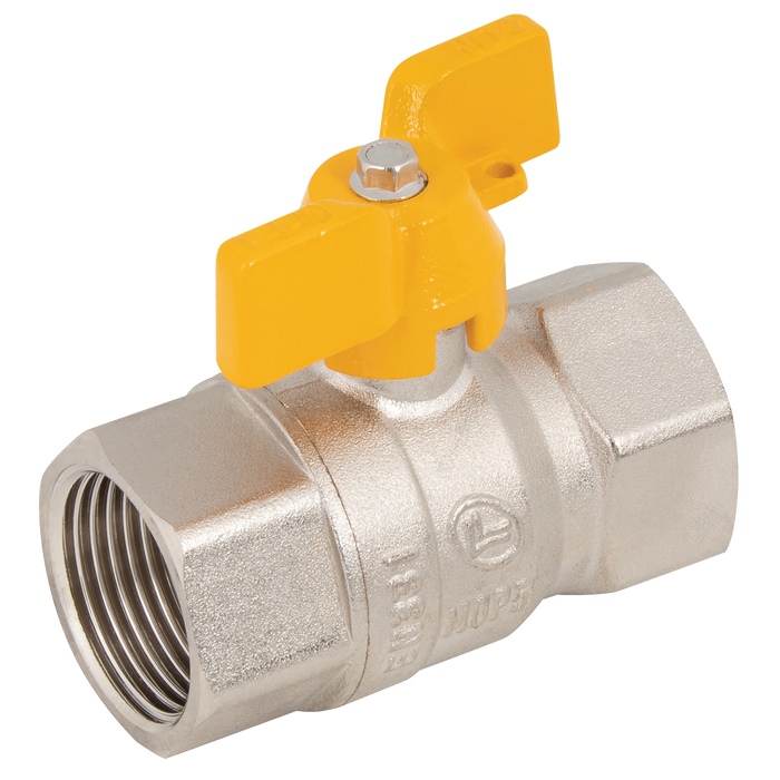 1/4"Bsp Brass Ball Valve Gas App Butterfly Handle